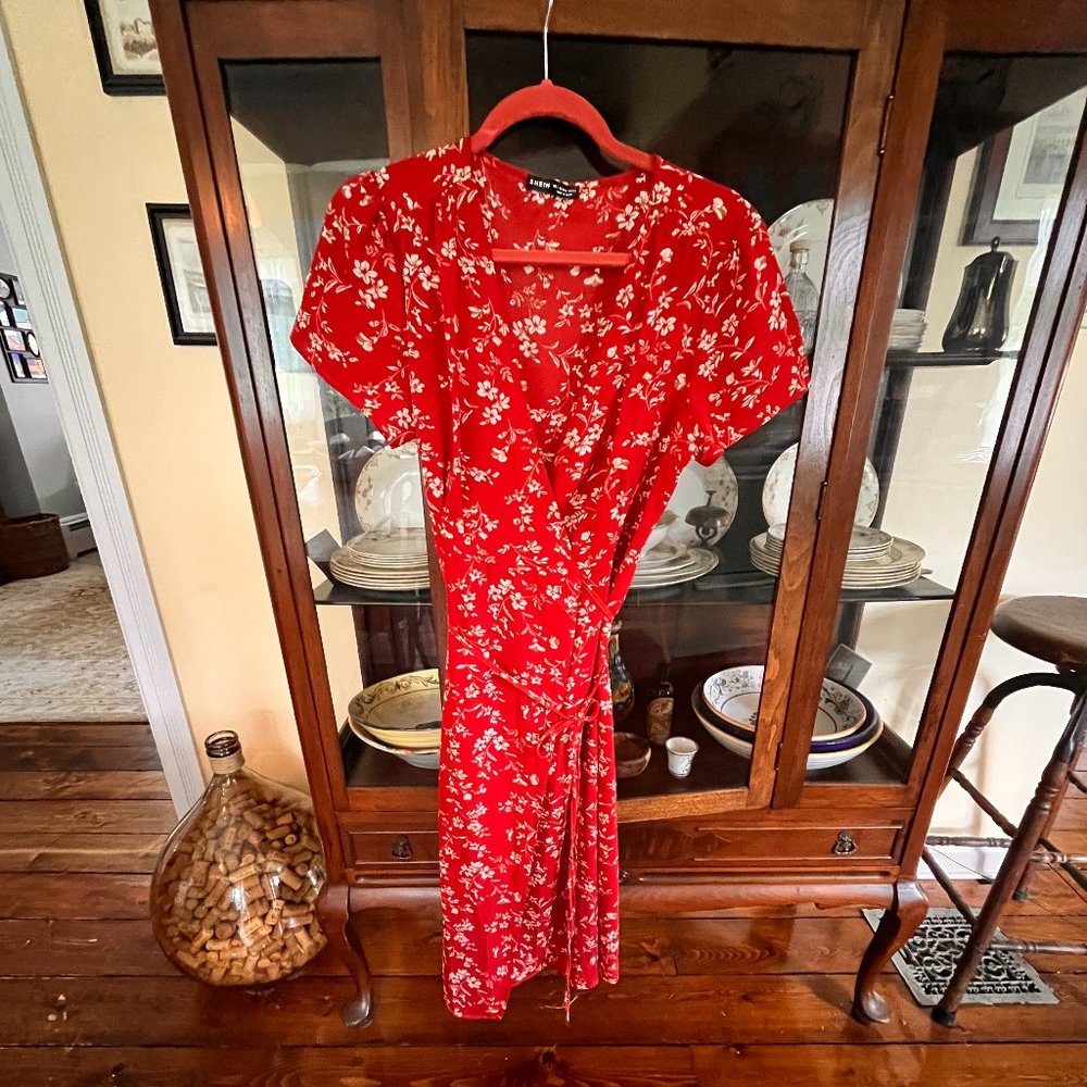 Red Wrap Dress